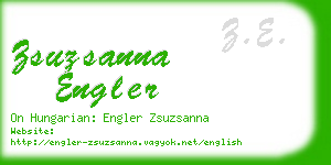 zsuzsanna engler business card